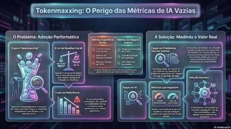Tokenmaxxing: quando a métrica de IA virou o objetivo, e a produtividade foi a primeira baixa