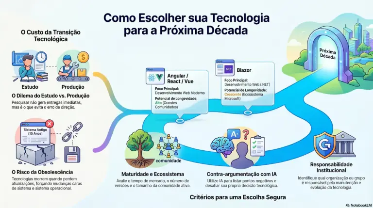 O Dilema da Década: Por que estou parando tudo para decidir o futuro do meu ERP