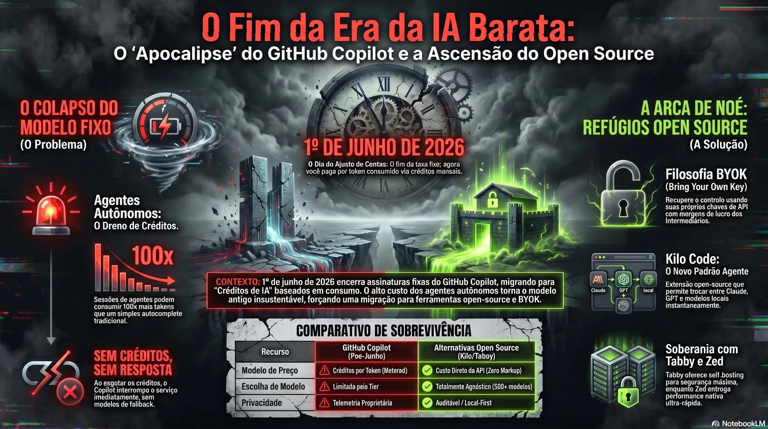 Capa do post github-copilot-abandona-request-units-por-github-ai-credits-como-a-mudanca-quebra-a-narrativa-de-eficiencia
