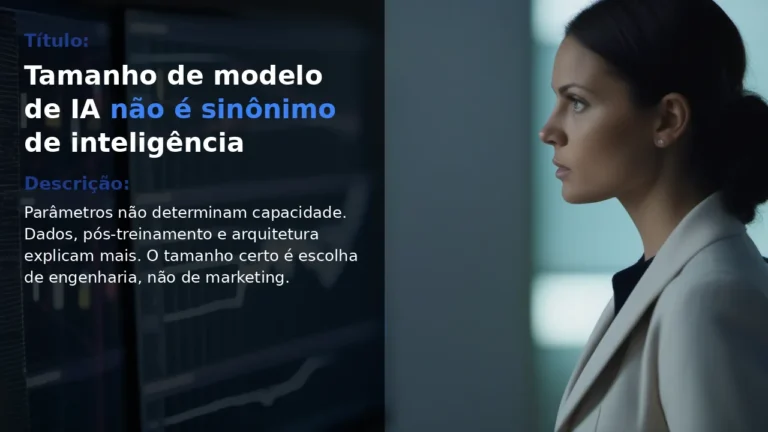 Como escolher tamanho de modelo de IA certo (2026)