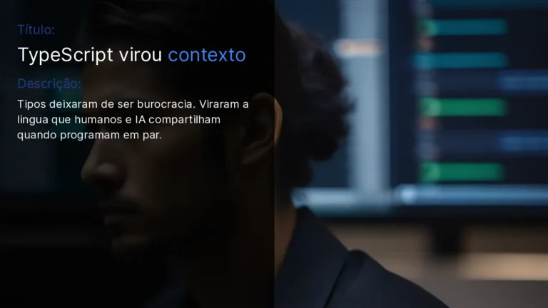 TypeScript virou número 1 — e a IA tem parte da culpa