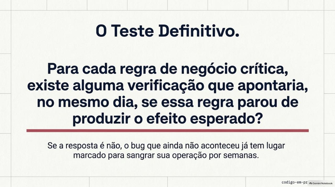 O teste definitivo — slide 11 de 11