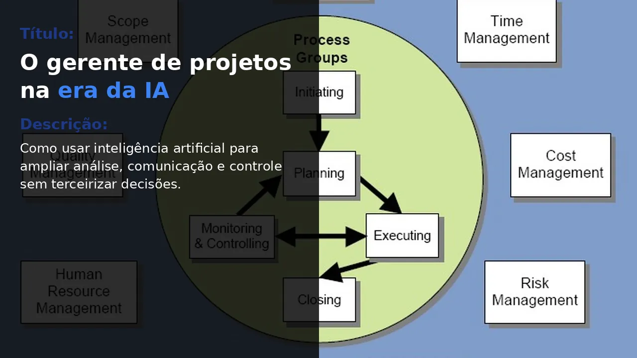 O gerente de projetos na era da inteligência artificial