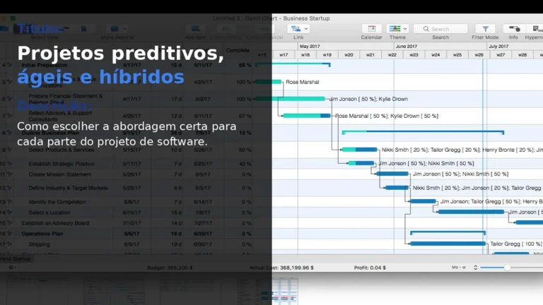 Projetos preditivos, ágeis e híbridos: como escolher a abordagem certa